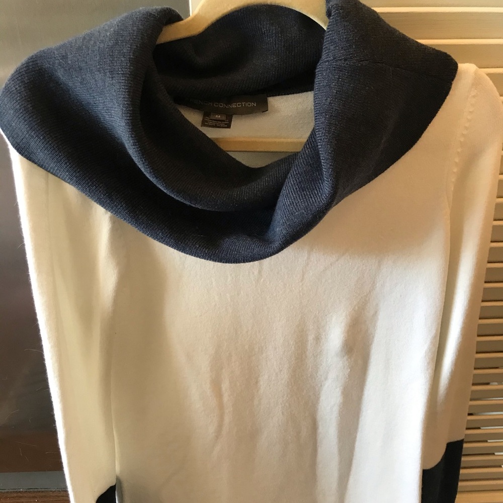 French connection cowl neck sweater